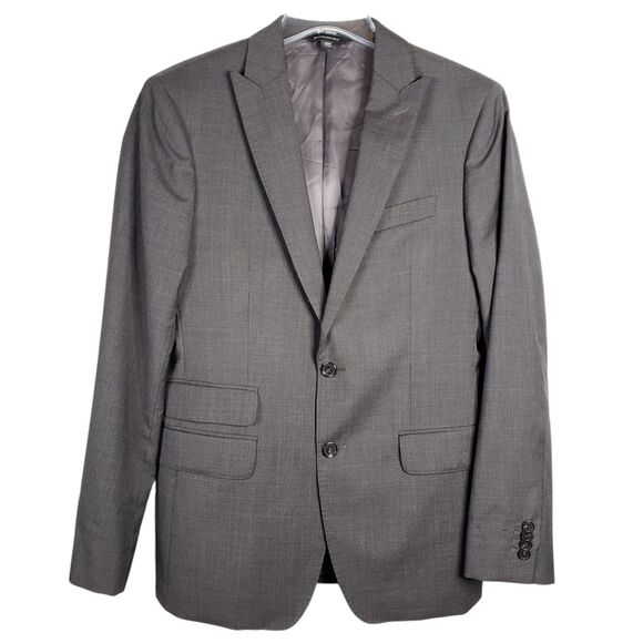 Banana Republic Other - Banana Republic Sport Coat Men 38R Brown Marzotto Wool Slim Peak Jacket Blazer